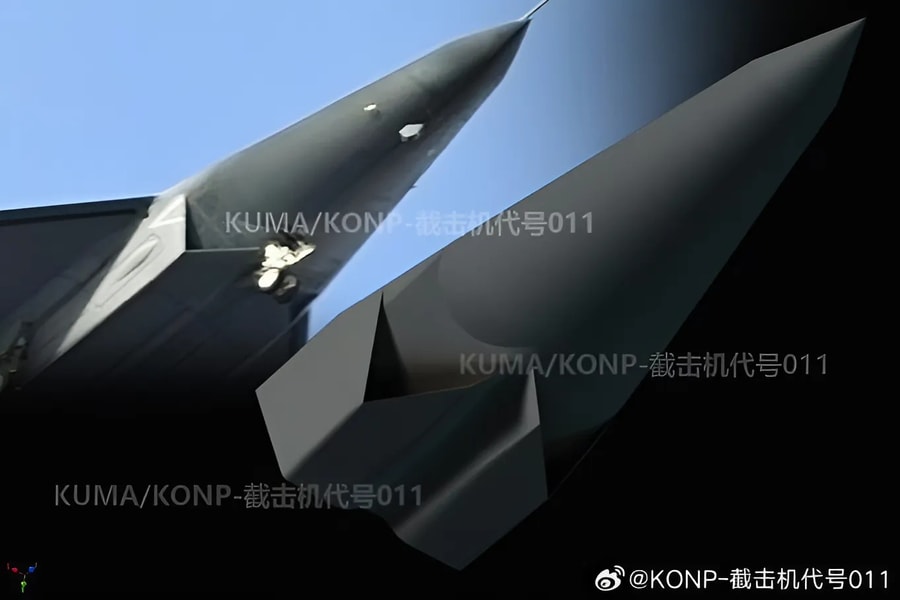 Tiêm kích tàng hình J-50 của Trung Quốc gây sốc với thiết kế mũi 'không tưởng'
