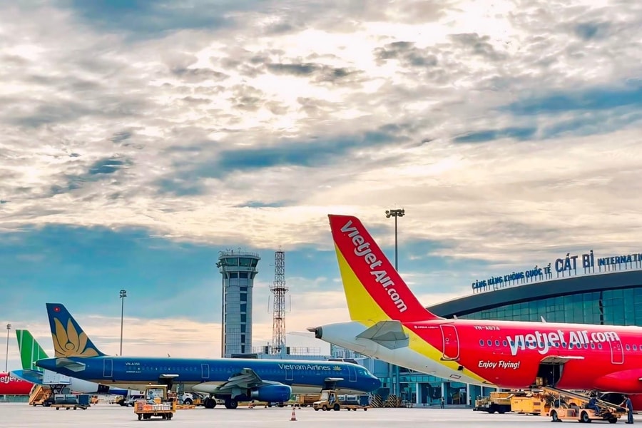 Khởi công dự án mở rộng sân đỗ máy bay Cảng Hàng không Quốc tế Cát Bi giai đoạn 2