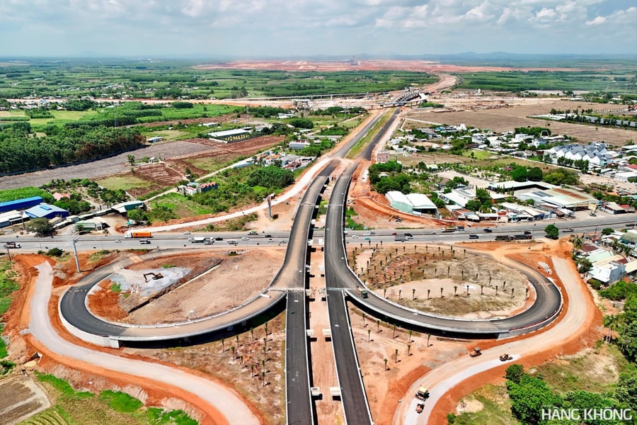 Cửa ngõ sân bay Long Thành dần thành hình, sẵn sàng thông xe dịp 2/9