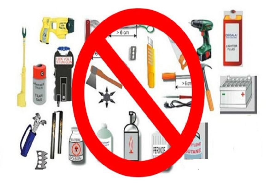 Cẩm nang du lịch: Những đồ vật không được mang theo người khi lên máy bay