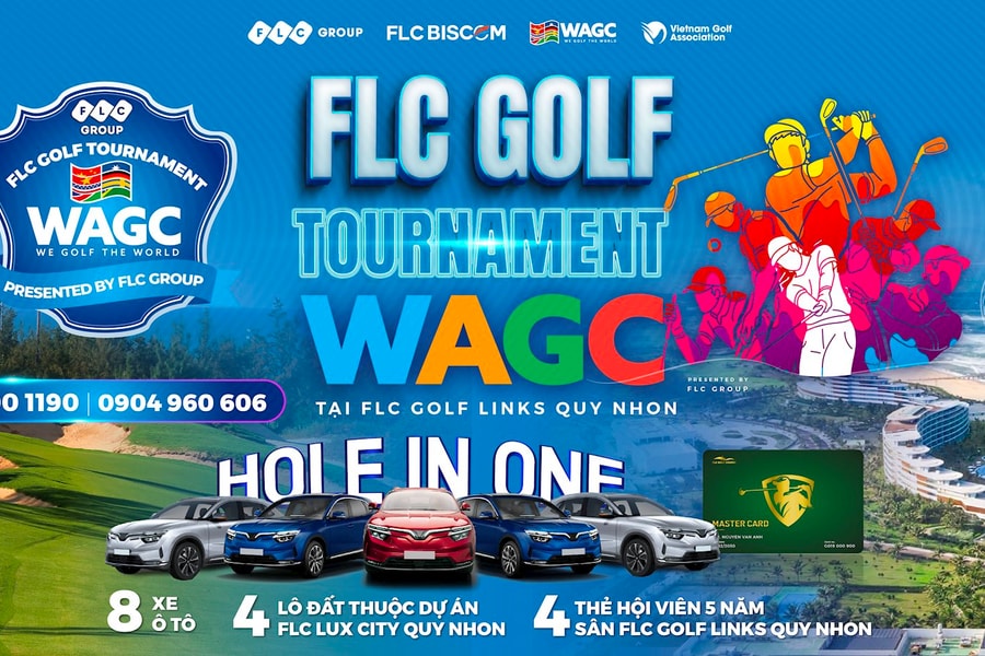 FLC GOLF TOURNAMENT – WAGC VIETNAM 2025 khởi tranh tại Quy Nhơn