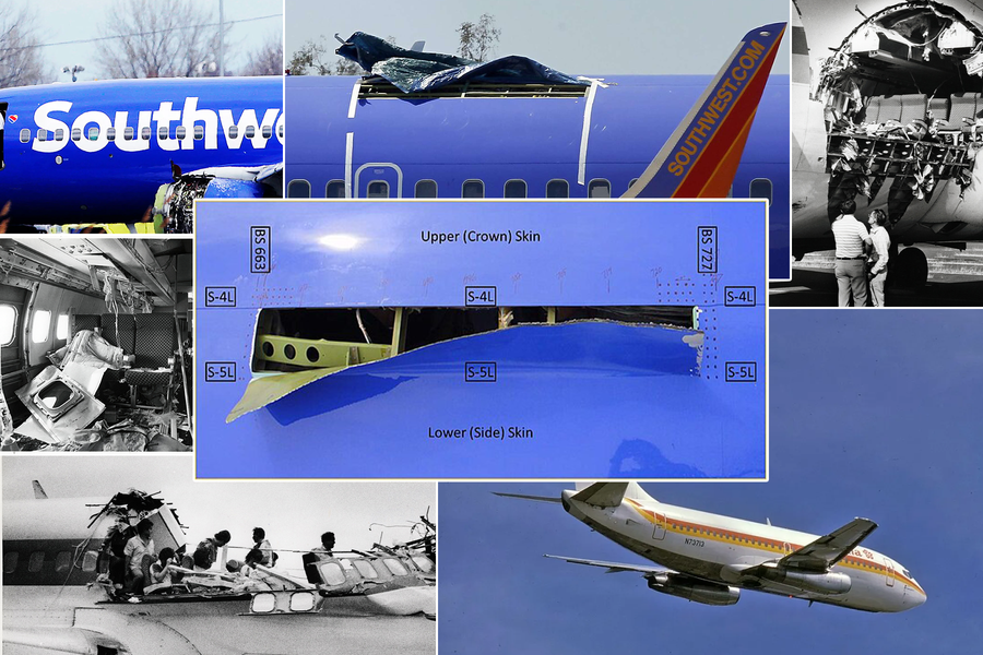 Bài học từ trên không: Khi thân máy bay bị “rách” ở độ cao 7.300 mét