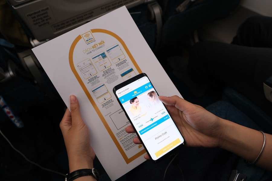 Hàng không Việt và cuộc đua kết nối Wi-Fi