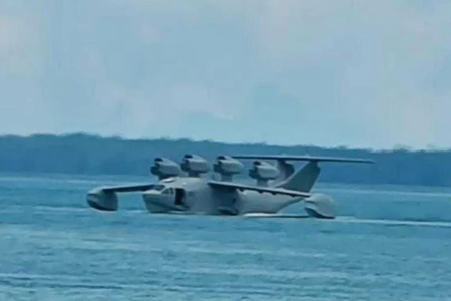 Rò rỉ ảnh phương tiện “bay là là” mặt biển của Trung Quốc