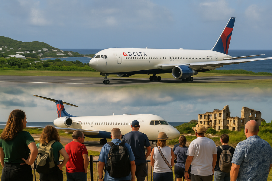 Máy bay Delta chở 282 khách hạ cánh khẩn giữa Đại Tây Dương