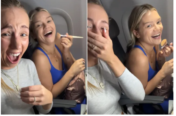 Trở thành đôi bạn thân vì có chung sở thích này trên máy bay