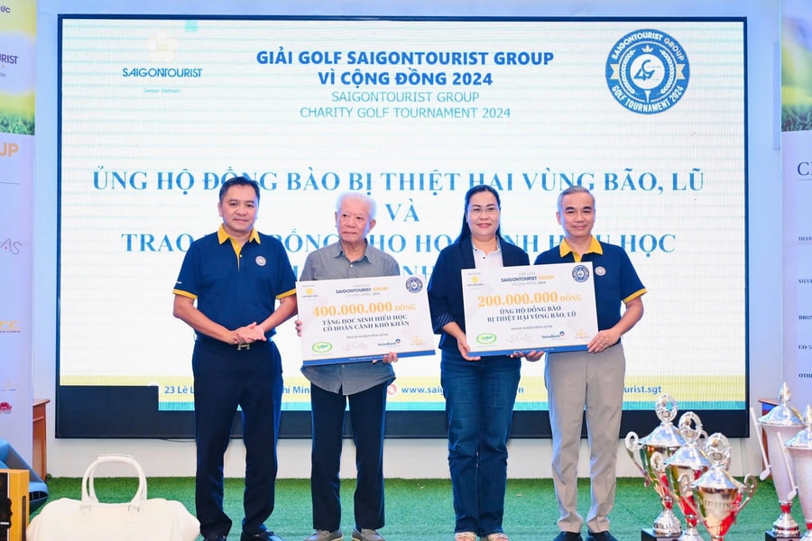 Tổ chức giải golf gây quỹ khuyến học tại TP.HCM