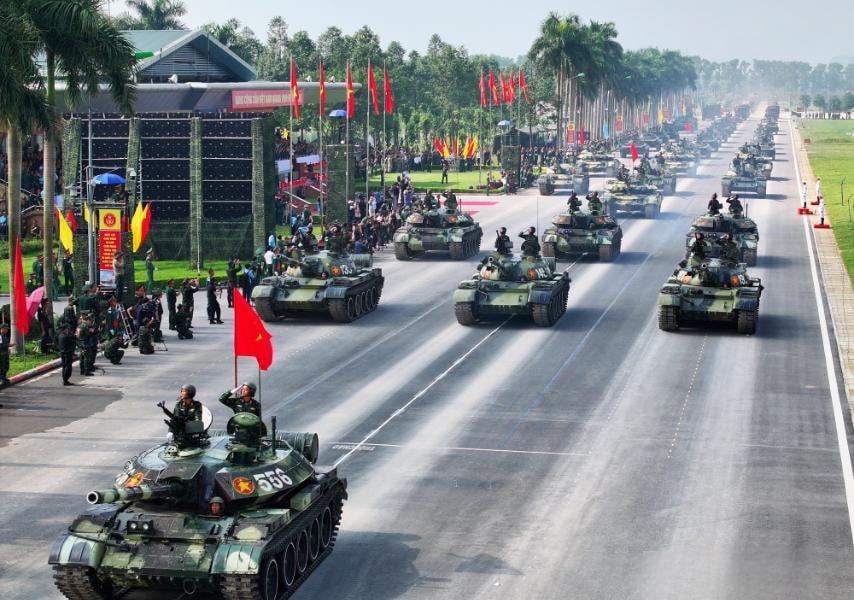 Lực lượng Không quân trong buổi hợp luyện Lễ kỷ niệm 80 năm Quốc khánh