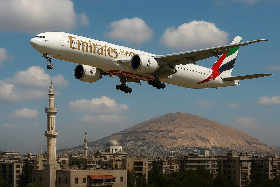Emirates mở lại đường bay đến thủ đô Damascus, Syria