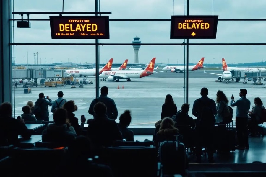 Loạt sân bay tại Anh tê liệt vì sự cố kiểm soát không lưu