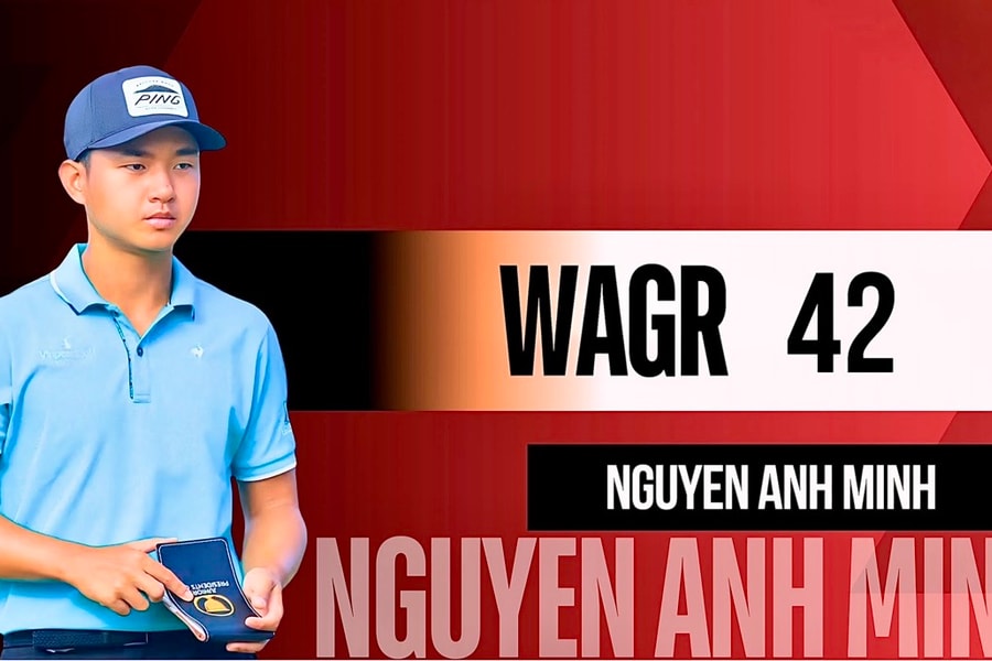 Nguyễn Anh Minh xếp hạng 42 thế giới: Cột mốc lịch sử mới cho golf Việt