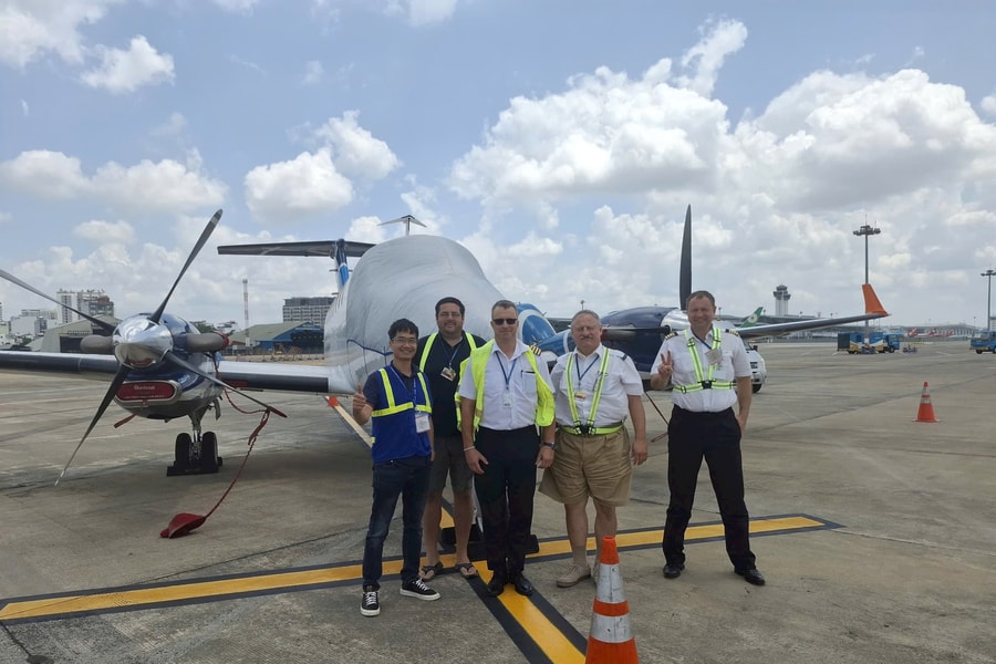 Hoàn thành bay hiệu chuẩn tại sân bay Long Thành