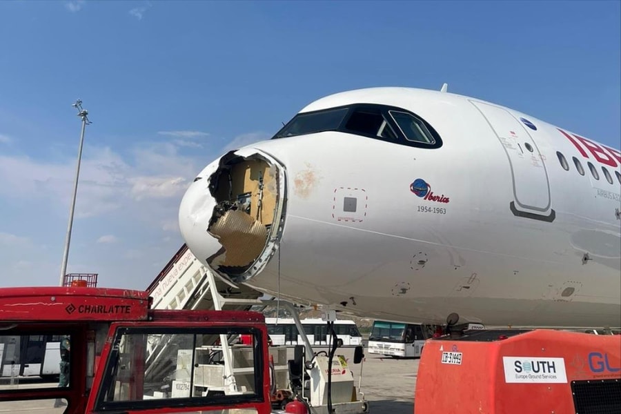 Chim đâm vỡ mũi, máy bay phải quay đầu hạ cánh khẩn cấp