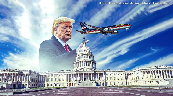 Trump Force One: 'Vũ khí' tranh cử trên bầu trời