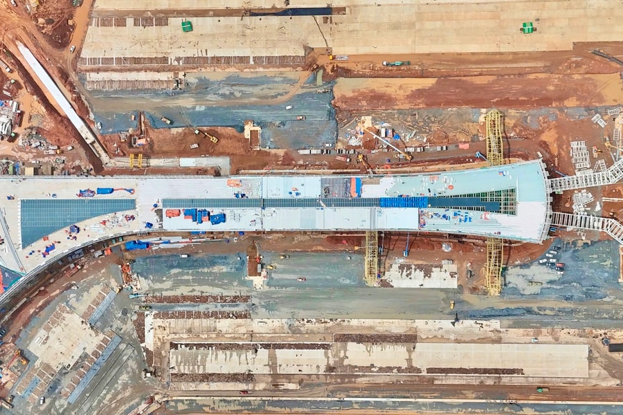 Sân bay Long Thành hoàn thành hơn 52% khối lượng thi công