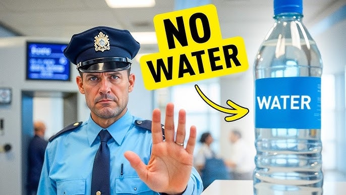 Chỉ mẹo lách luật mang nước qua cửa an ninh, PT thể hình gây tranh cãi