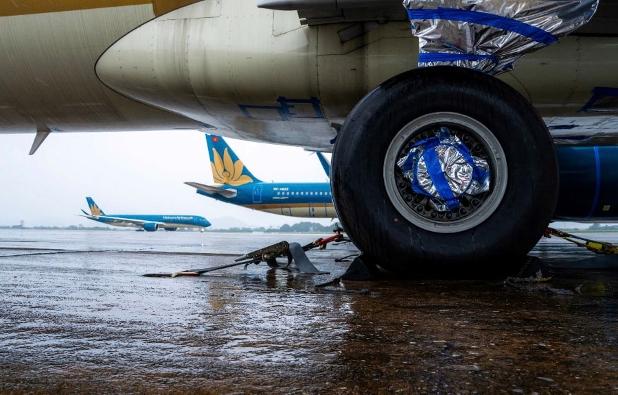 Hàng không kích hoạt phương án đối phó bão số 10