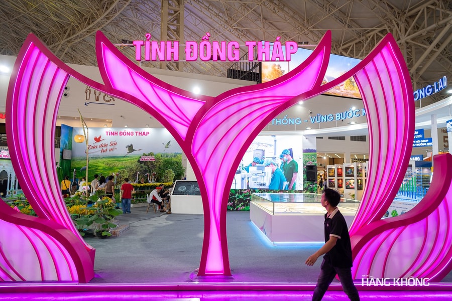 'Một thoáng Đồng Tháp' trong Triển lãm 80 năm thành tựu đất nước