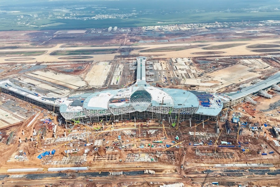 Phó Thủ tướng Trần Hồng Hà kiểm tra đột xuất công trường sân bay Long Thành