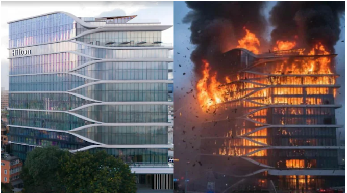 Khách sạn Hilton bị đốt cháy, Nepal sẽ phải bồi thường bao nhiêu