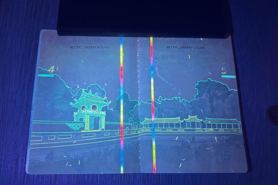 'Lộ' họa tiết đậm chất văn hóa Việt Nam trong từng trang hộ chiếu