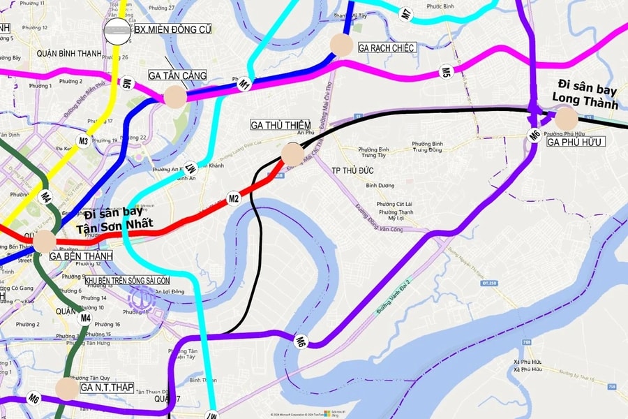 Ưu tiên dự án tàu điện ngầm kết nối sân bay Long Thành và Tân Sơn Nhất