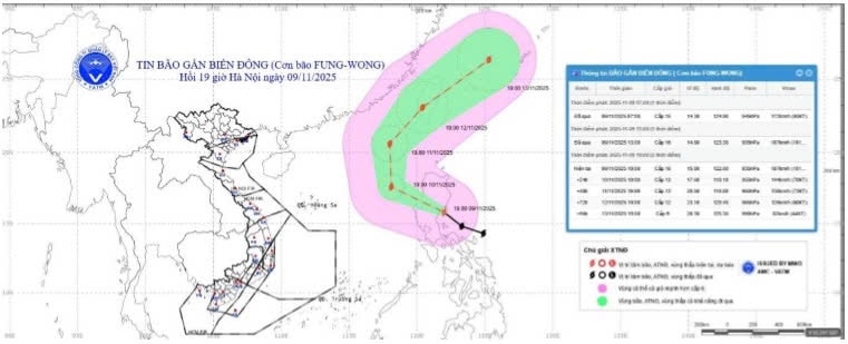 Thời tiết sân bay ngày 10/11: Siêu bão Fung Wong  không ảnh hưởng trực tiếp đến Việt Nam