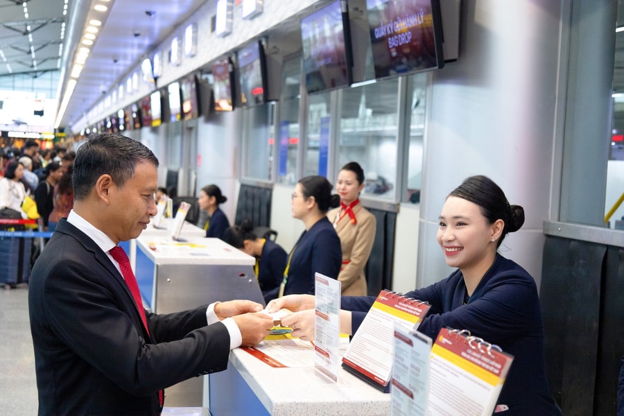 Sân bay quốc tế Đà Nẵng nhộn nhịp lịch bay mùa Đông 2025