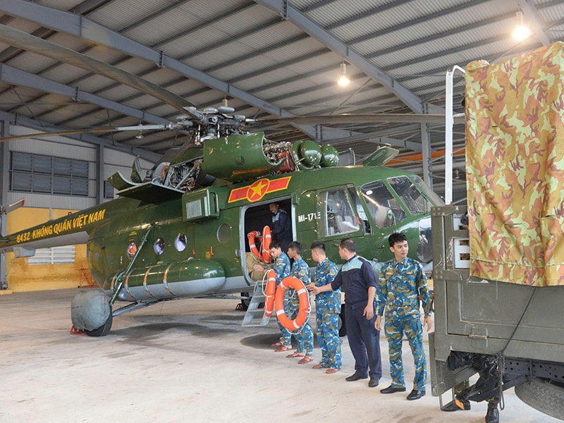 Huy động trực thăng triển khai cứu hộ, cứu nạn tại Nam Trung Bộ