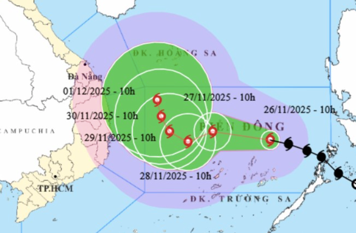 Hai kịch bản đường đi của bão KOTO, hàng không cần lưu ý