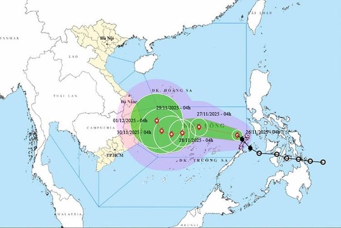 Bão số 15 Koto ảnh hưởng đến vùng thông báo bay TP.HCM