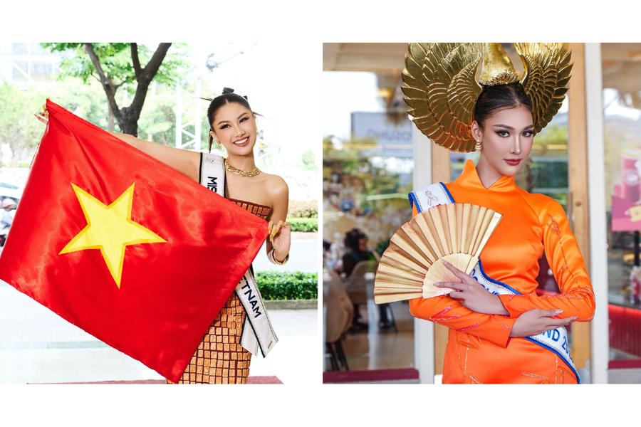 30 thí sinh tham dự Miss Cosmo 2025 đến sân bay Việt Nam
