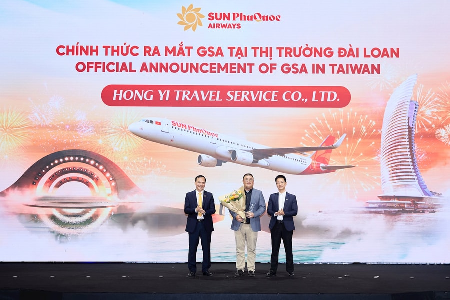 Sun PhuQuoc Airways mở đại lý ở Hàn Quốc và Đài Loan