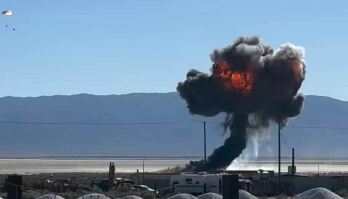 Máy bay F-16 của đội Thunderbirds rơi ở sa mạc California