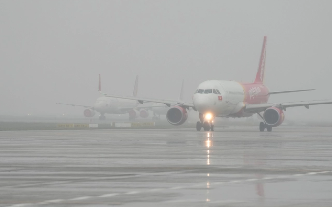 Thời tiết sân bay ngày 13/12: Miền Bắc sương mù xuất hiện cục bộ gây giảm tầm nhìn