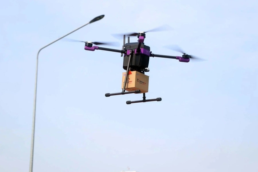 TP.HCM lần đầu thử nghiệm giao hàng bằng UAV