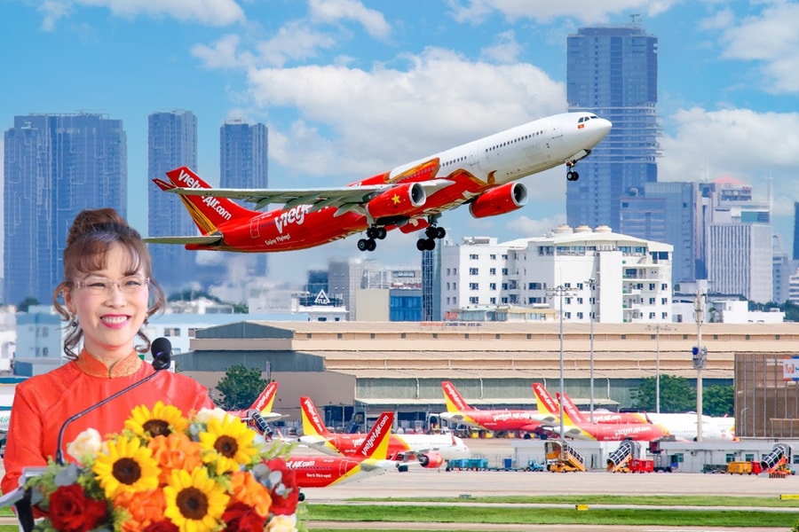 Tài sản nữ Chủ tịch Vietjet giảm mạnh, cuộc đua hàng không lại nóng