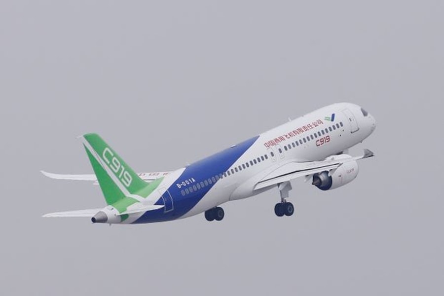 Tàu bay Comac C919 của Trung Quốc đang được châu Âu soi xét