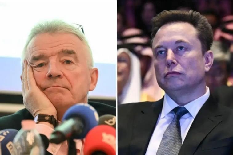 Ceo Ryanair “chê” WiFi Starlink tốn kém, Elon Musk đáp trả