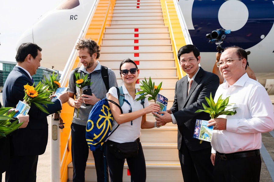 Các chuyến bay quốc tế đến Phú Quốc tăng kỷ lục