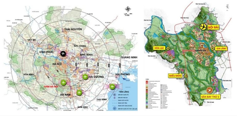 Chính phủ yêu cầu Hà Nội đánh giá tiềm năng, ưu thế cạnh tranh sân bay thứ hai