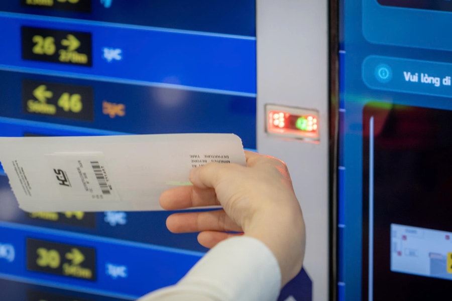 Hành khách chỉ cần "một chạm" để tra cứu hành trình tại sân bay Nội Bài