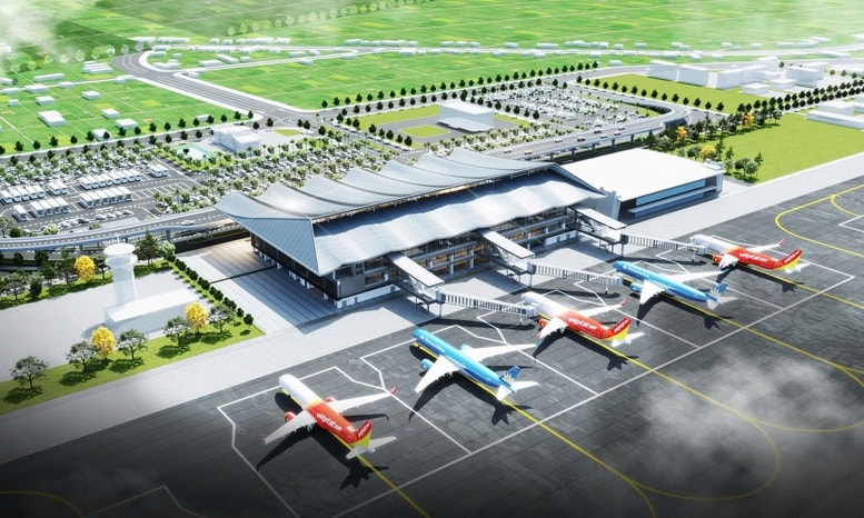 Sân bay Đồng Hới bố trí bãi đỗ xe tạm từ 8/5 phục vụ thi công nhà ga T2