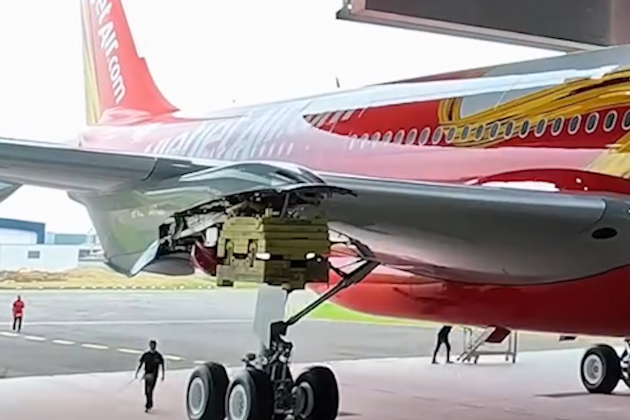 Cận cảnh quy trình “thay áo” cho Airbus A330neo của Vietjet Air trước ngày cất cánh