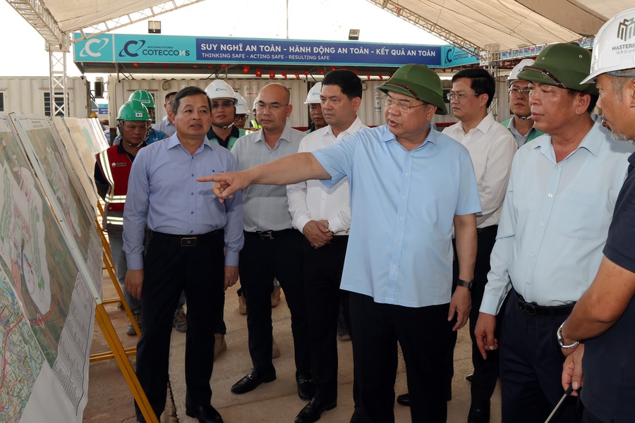 Cần đẩy nhanh giải phóng mặt bằng để đảm bảo tiến độ của sân bay Gia Bình
