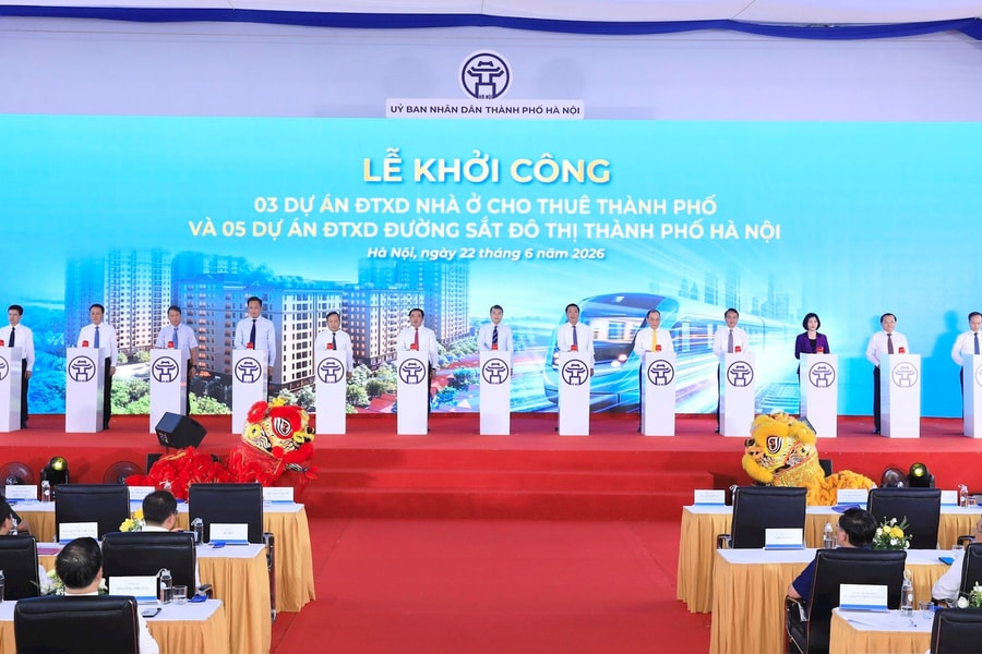 Chi tiết 2 tuyến đường sắt đô thị kết nối với sân bay Nội Bài vừa được khởi công
