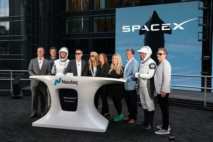 Cổ phiếu SpaceX tăng mạnh sau tin được thêm vào Nasdaq 100