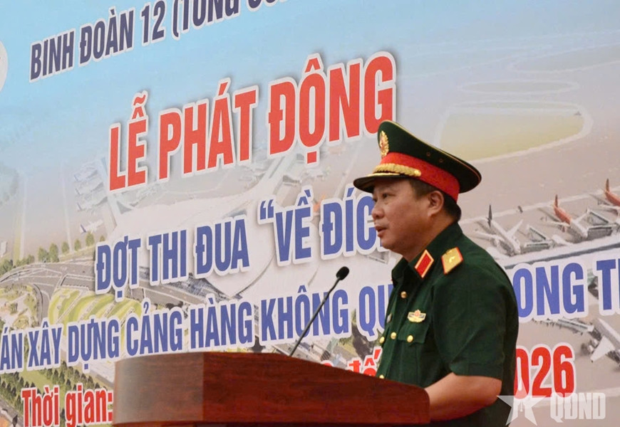 Binh đoàn 12 quyết tâm "về đích" tại đại công trường sân bay Long Thành