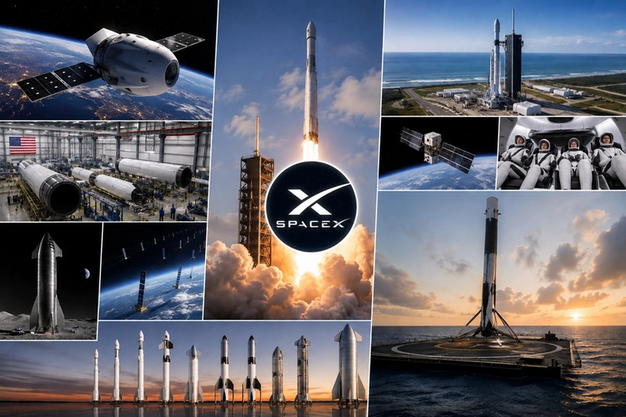 Cổ phiếu SpaceX giảm mạnh trong ngày gia nhập chỉ số Nasdaq-100