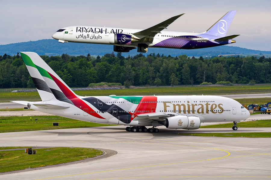 Emirates chi 2 tỷ USD bảo vệ vị thế trước "kẻ thách thức" mới Riyadh Air